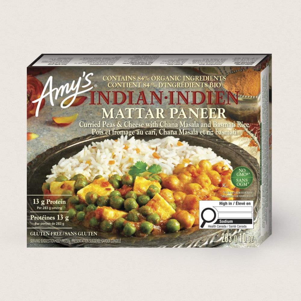 Amy's Kitchen Indian Mattar Paneer