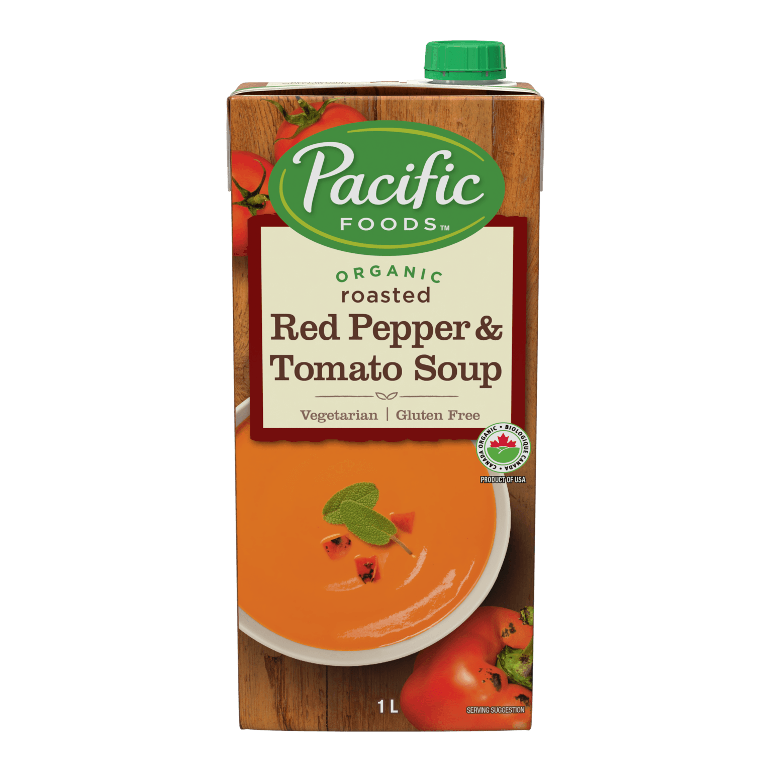 Pacific Organic Roasted Red Pepper & Tomato Soup