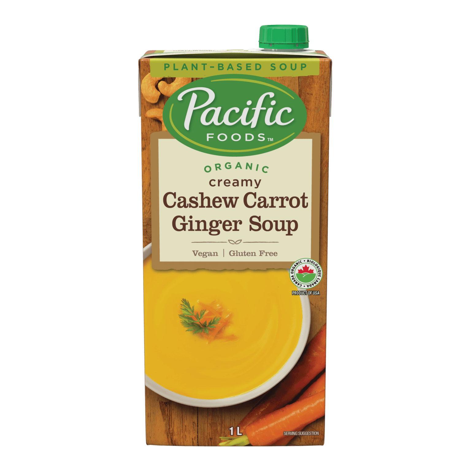Pacific Organic Cashew Carrot Ginger Soup