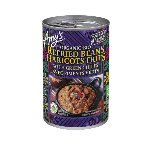 Amy's Kitchen Organic Refried Beans Green Chili