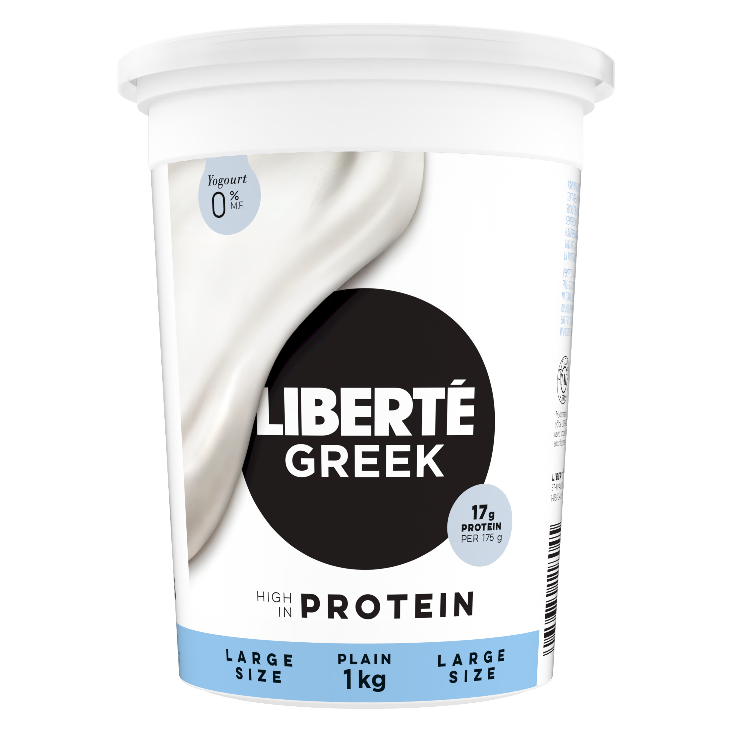 Liberte Plain Greek Yogurt 0% M.F.