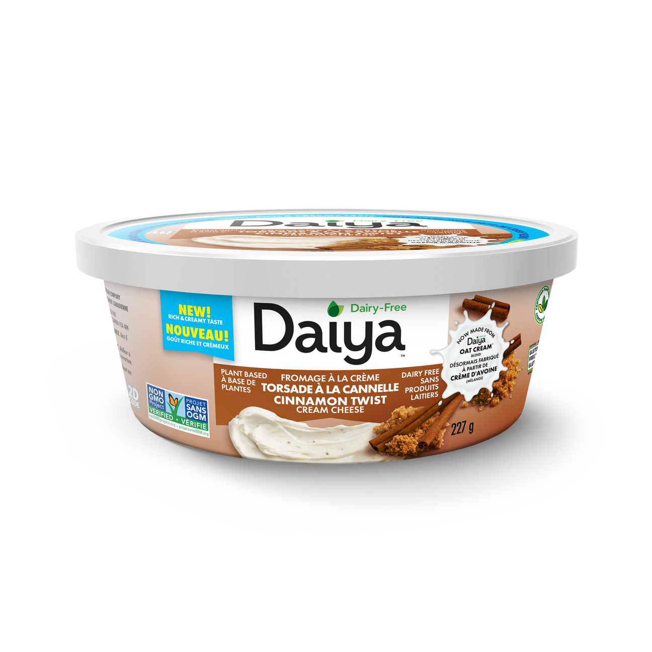 Daiya Dairy-Free Cinnamon Twist Cream Cheese