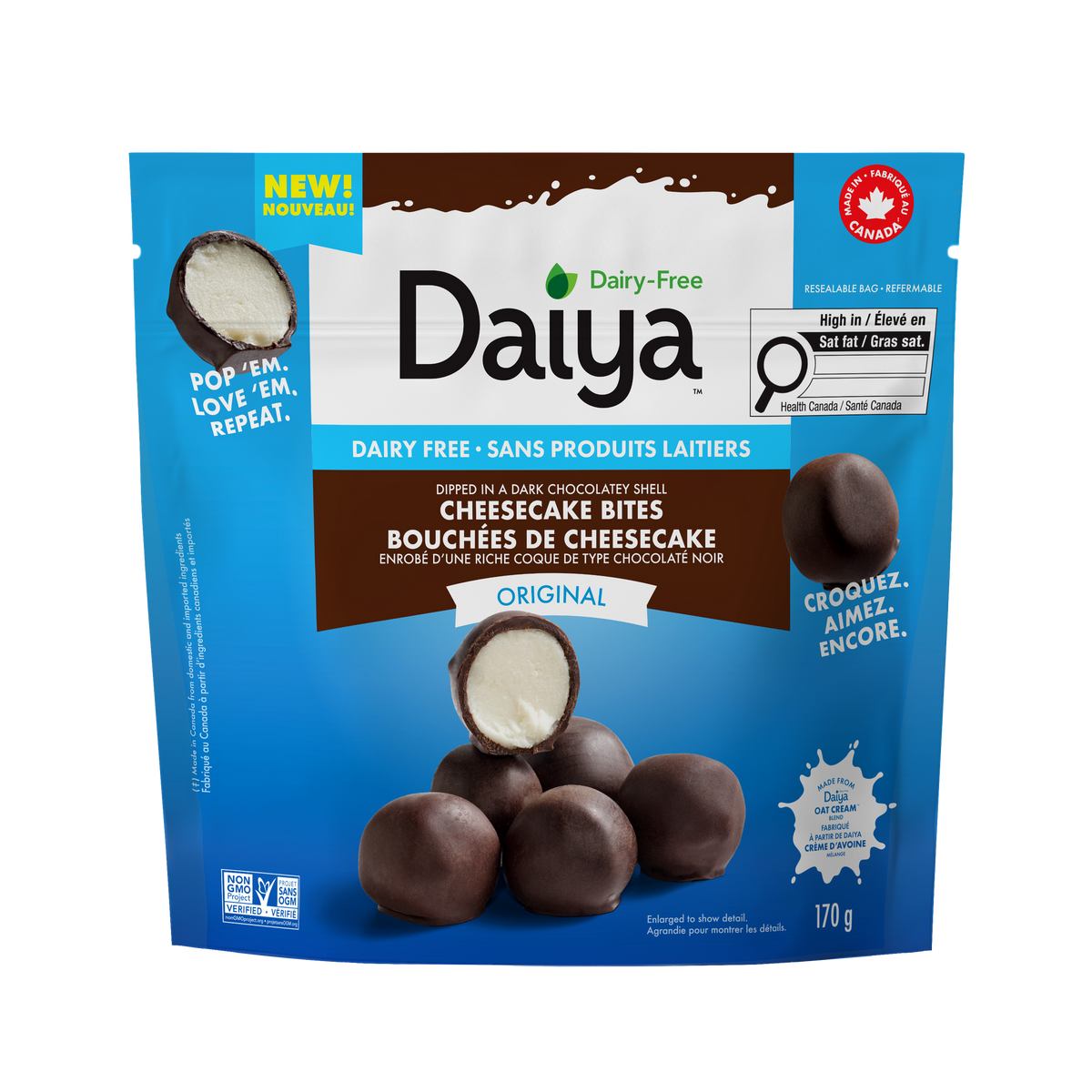 Daiya Dairy-Free Original Cheesecake Bites