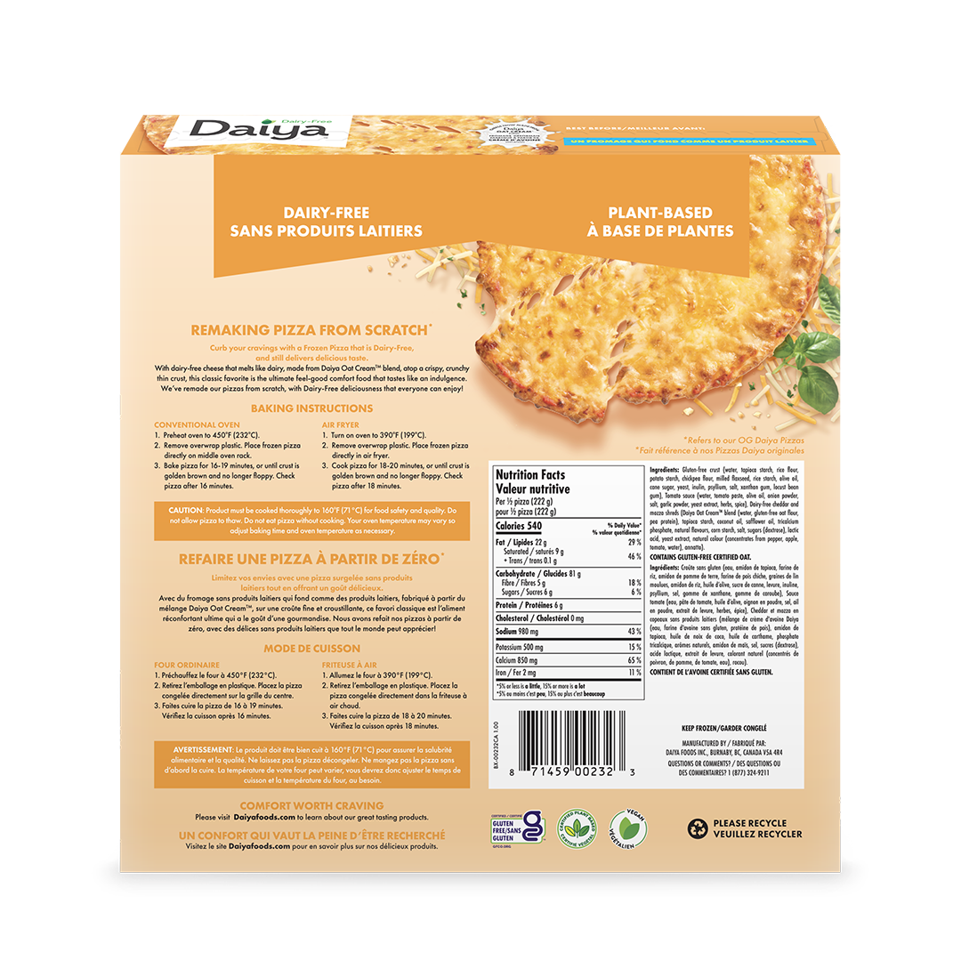 Gluten-Free Dairy-Free Cheeseburger Flavour Pizza