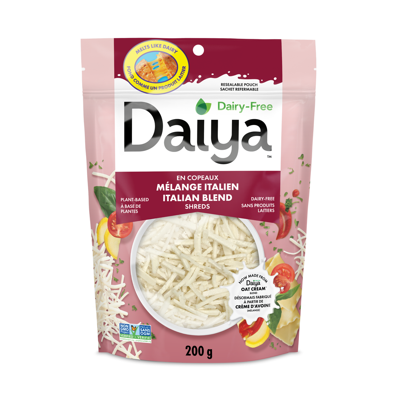 Daiya Italian 4 Cheeze Blend Shreds