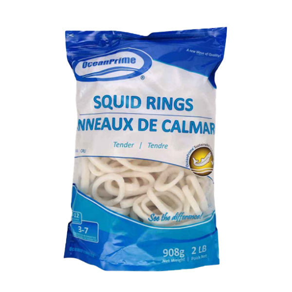 Raw Squid Rings 10-12mm