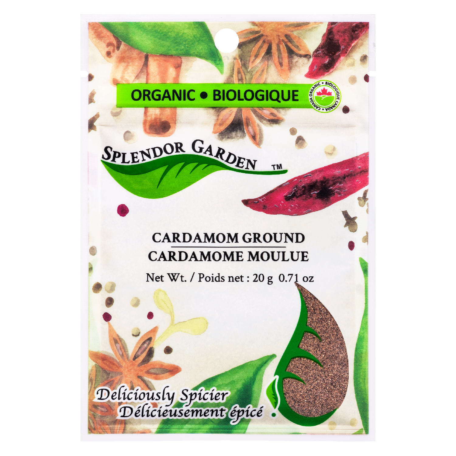 Splendor Garden Organic Cardamom Ground