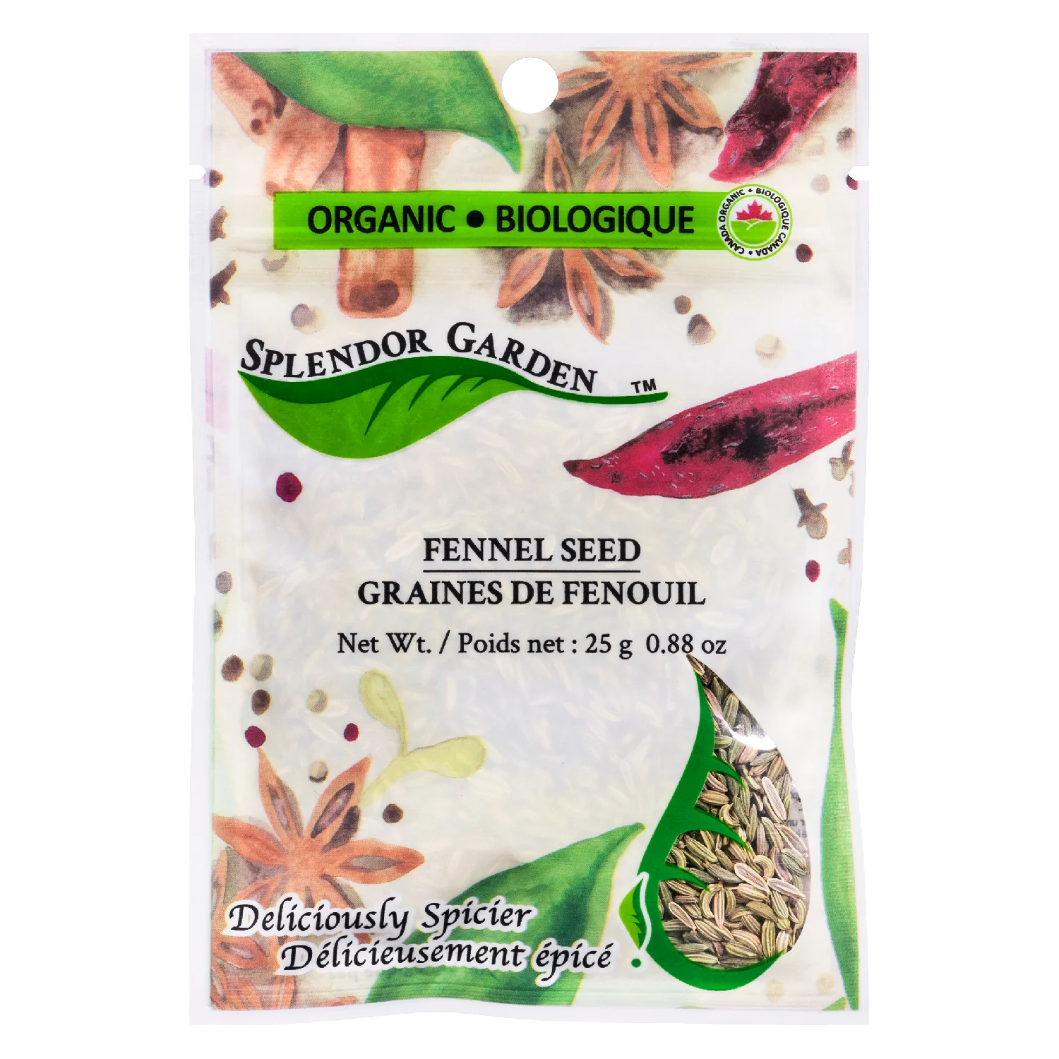 Splendor Garden Organic Fennel Seed