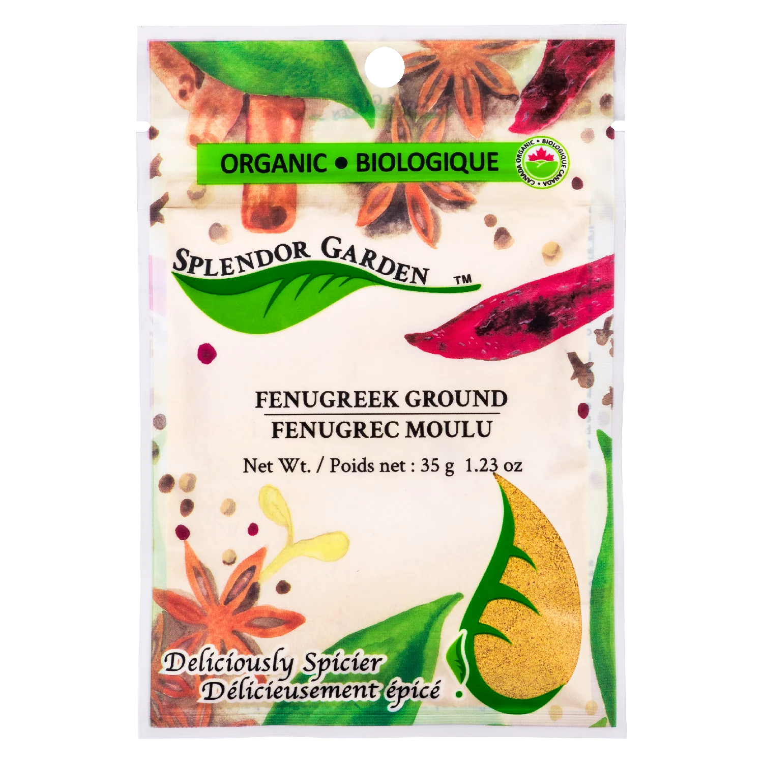 Splendor Garden Organic Fenugreek Ground