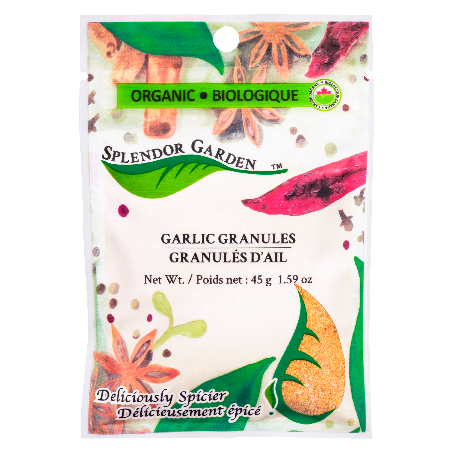 Splendor Garden Organic Garlic Granules