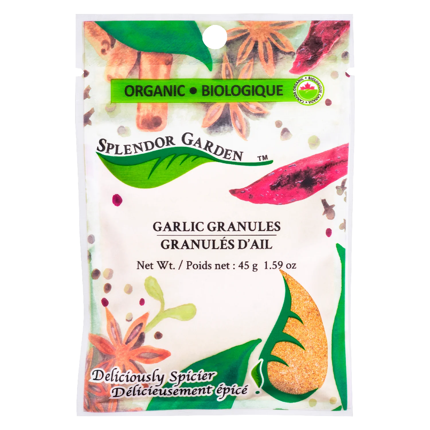 Splendor Garden Organic Garlic Granules