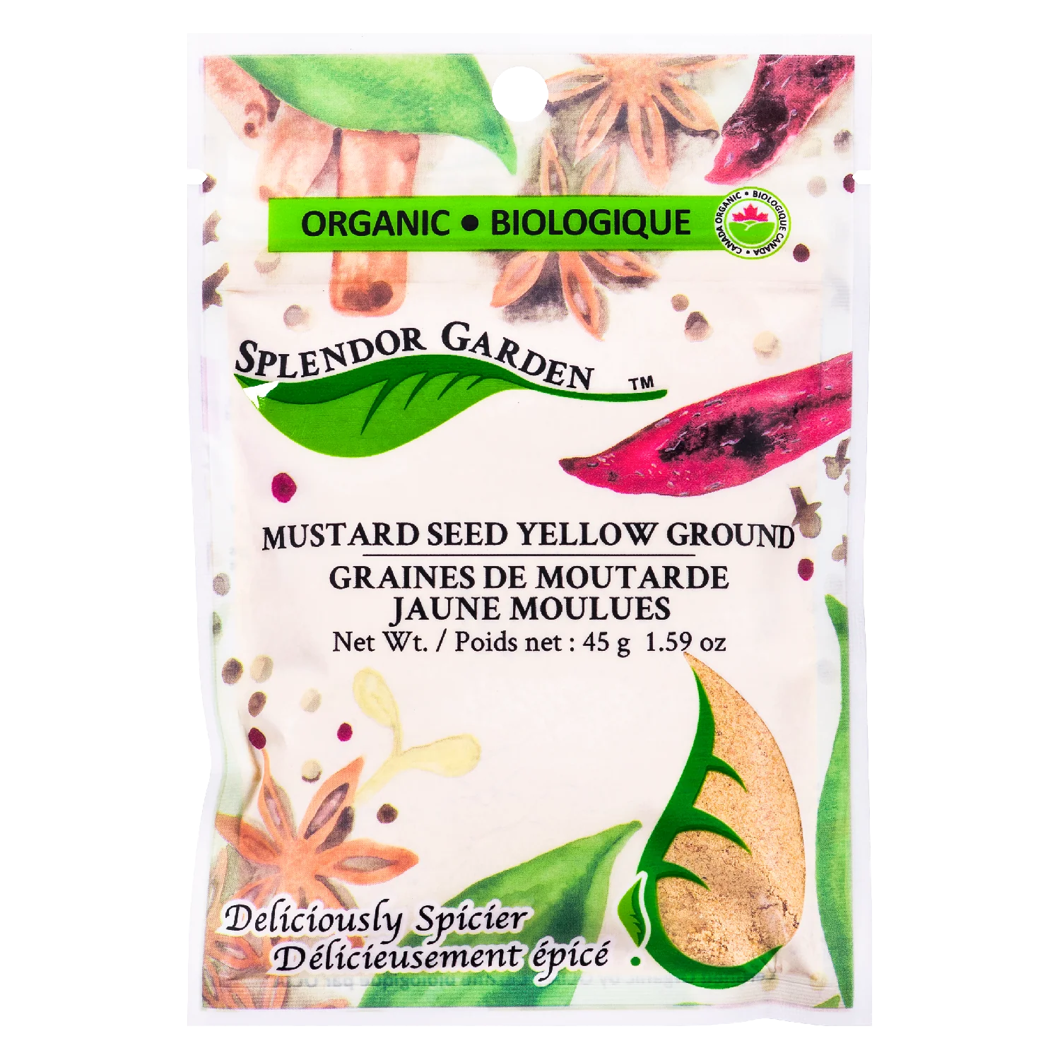 Splendor Garden Organic Mustard Seed Yellow Ground