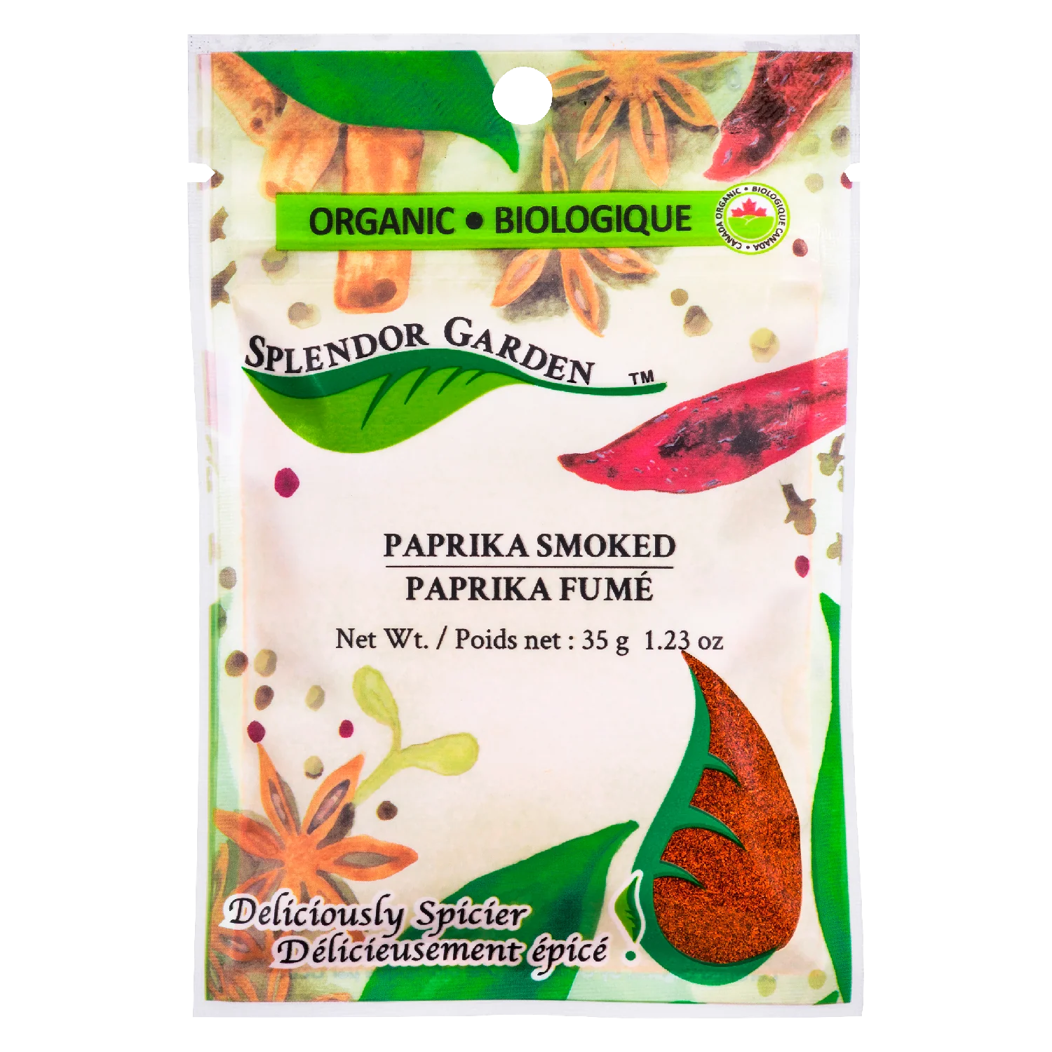 Splendor Garden Organic Paprika Smoked