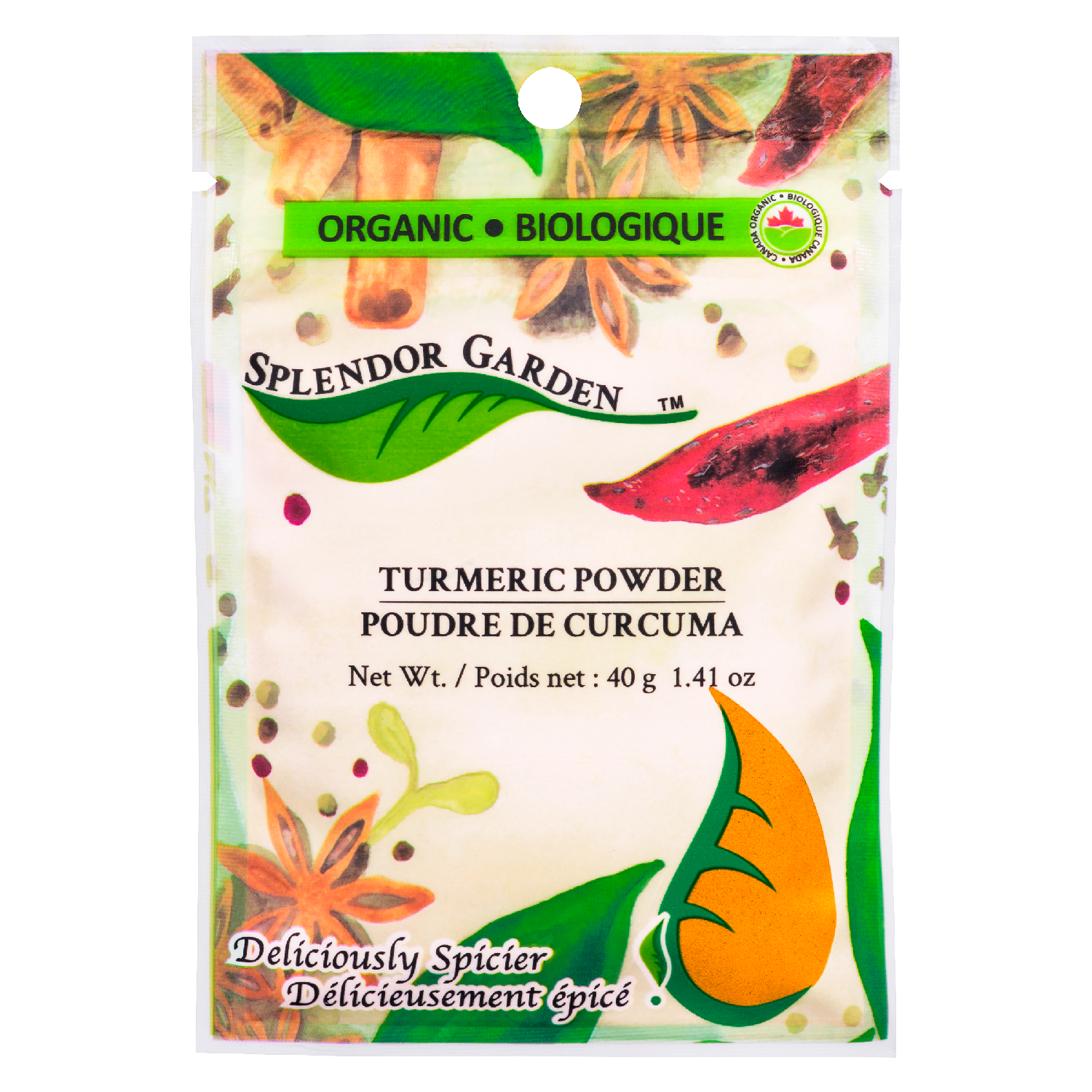 Splendor Garden Organic Turmeric Ground