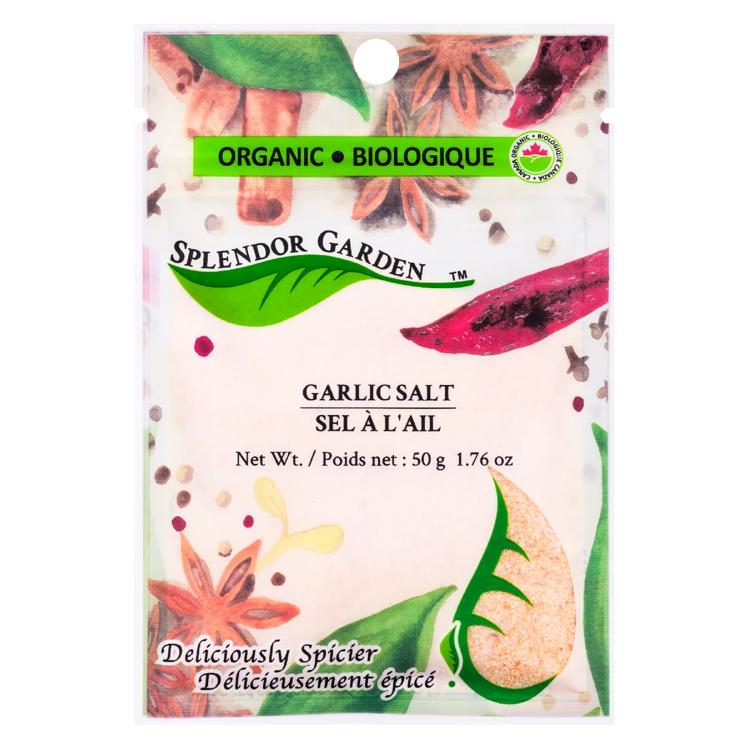 Splendor Garden Organic Garlic Salt