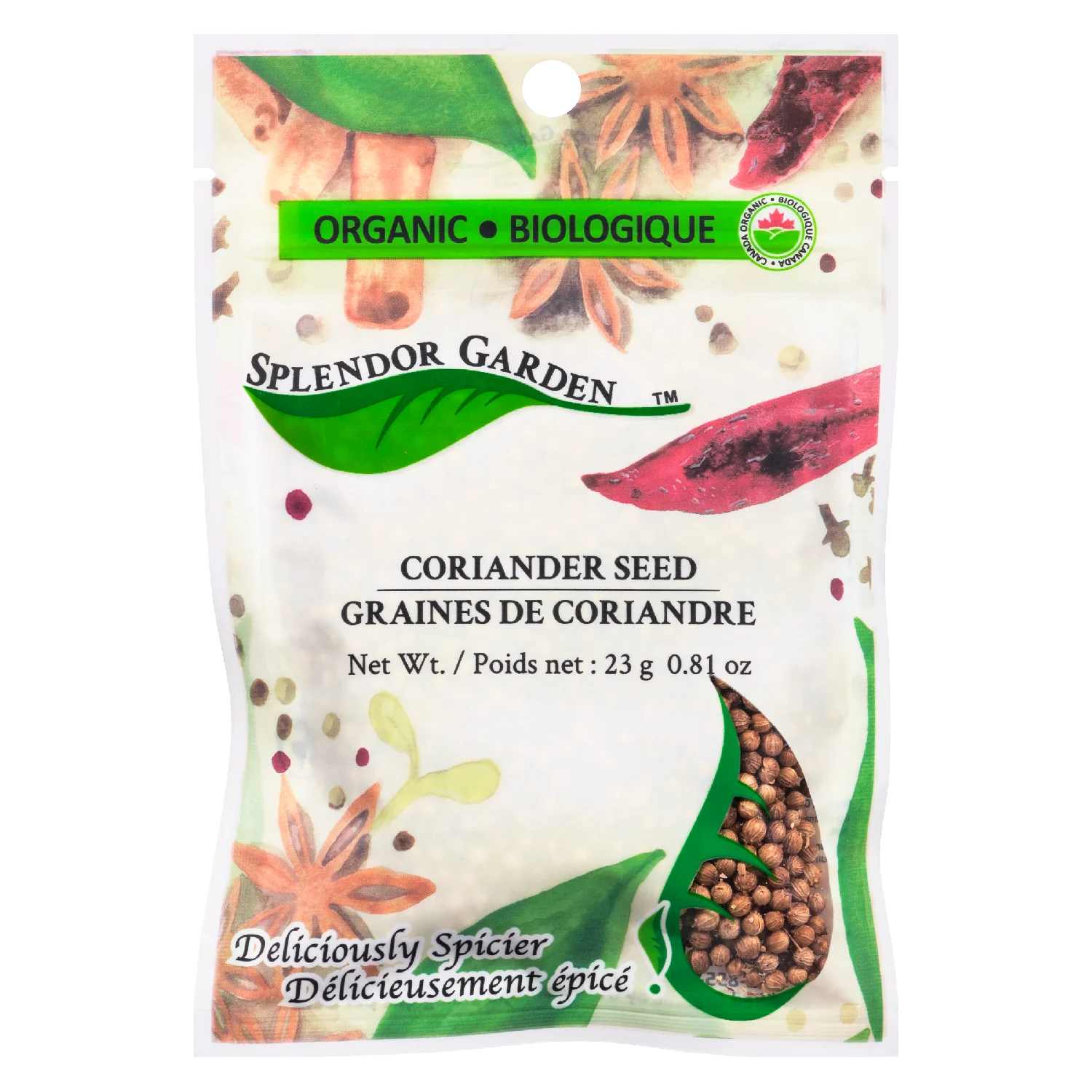Splendor Garden Organic Coriander Seed
