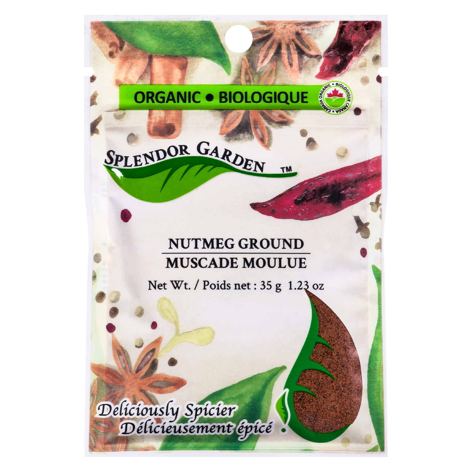 Splendor Garden Organic Nutmeg Ground