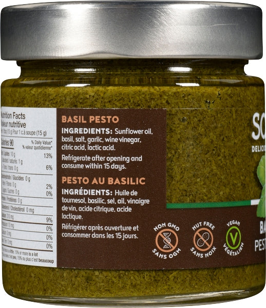 Solenzi Vegan Gluten-Free Basil Pesto