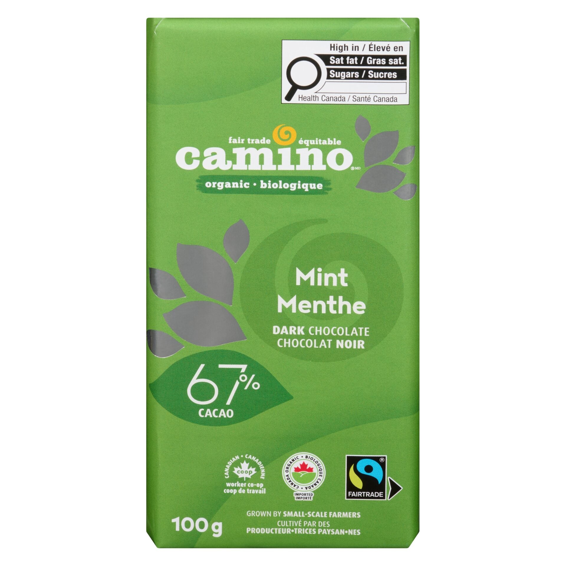 Organic Mint Dark Chocolate