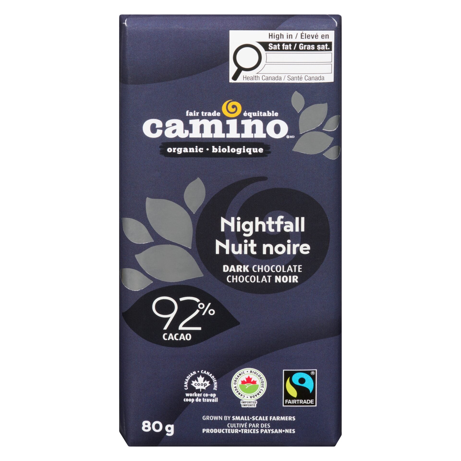 Organic 92% Nightfall Dark Chocolate