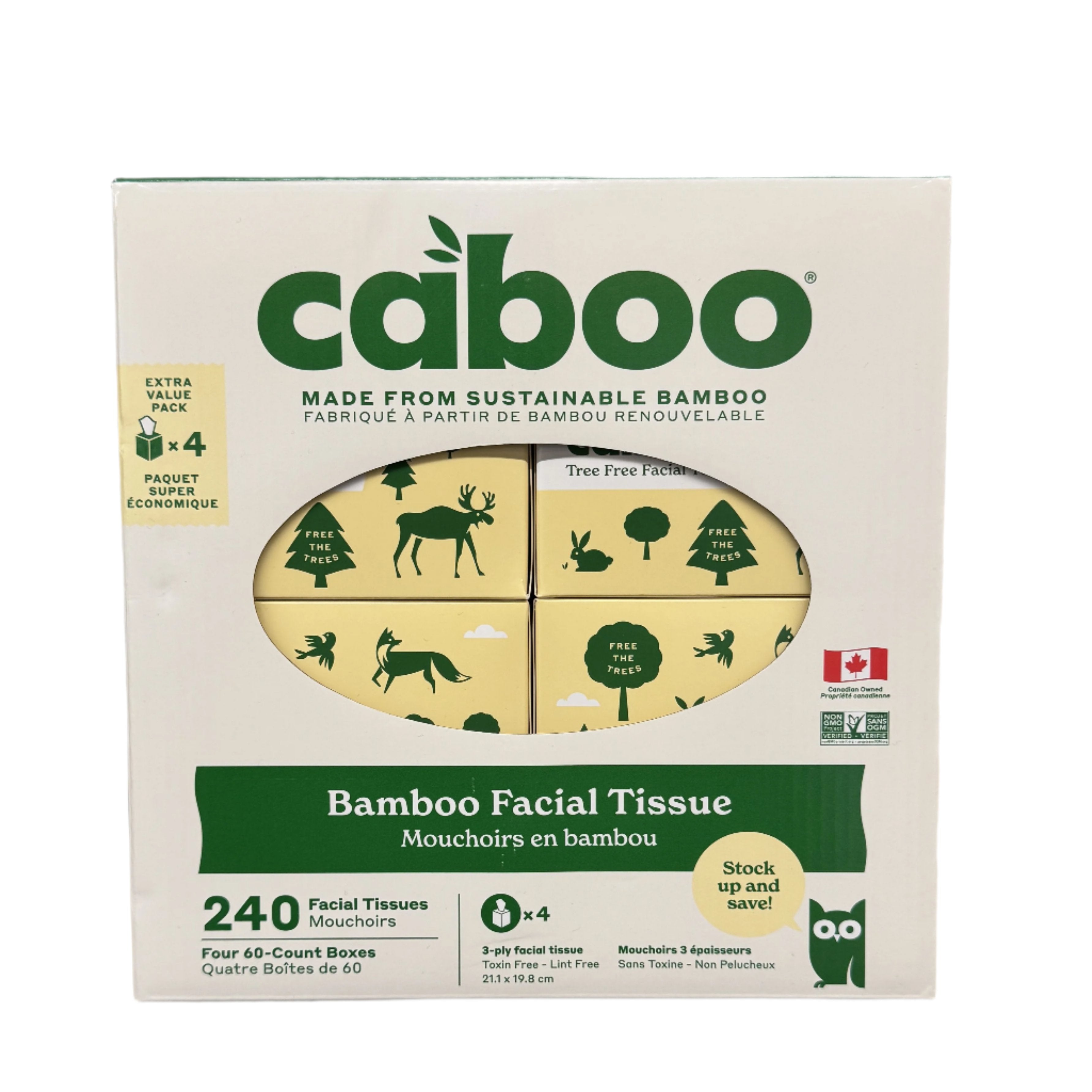 Caboo Bamboo Facial Tissues