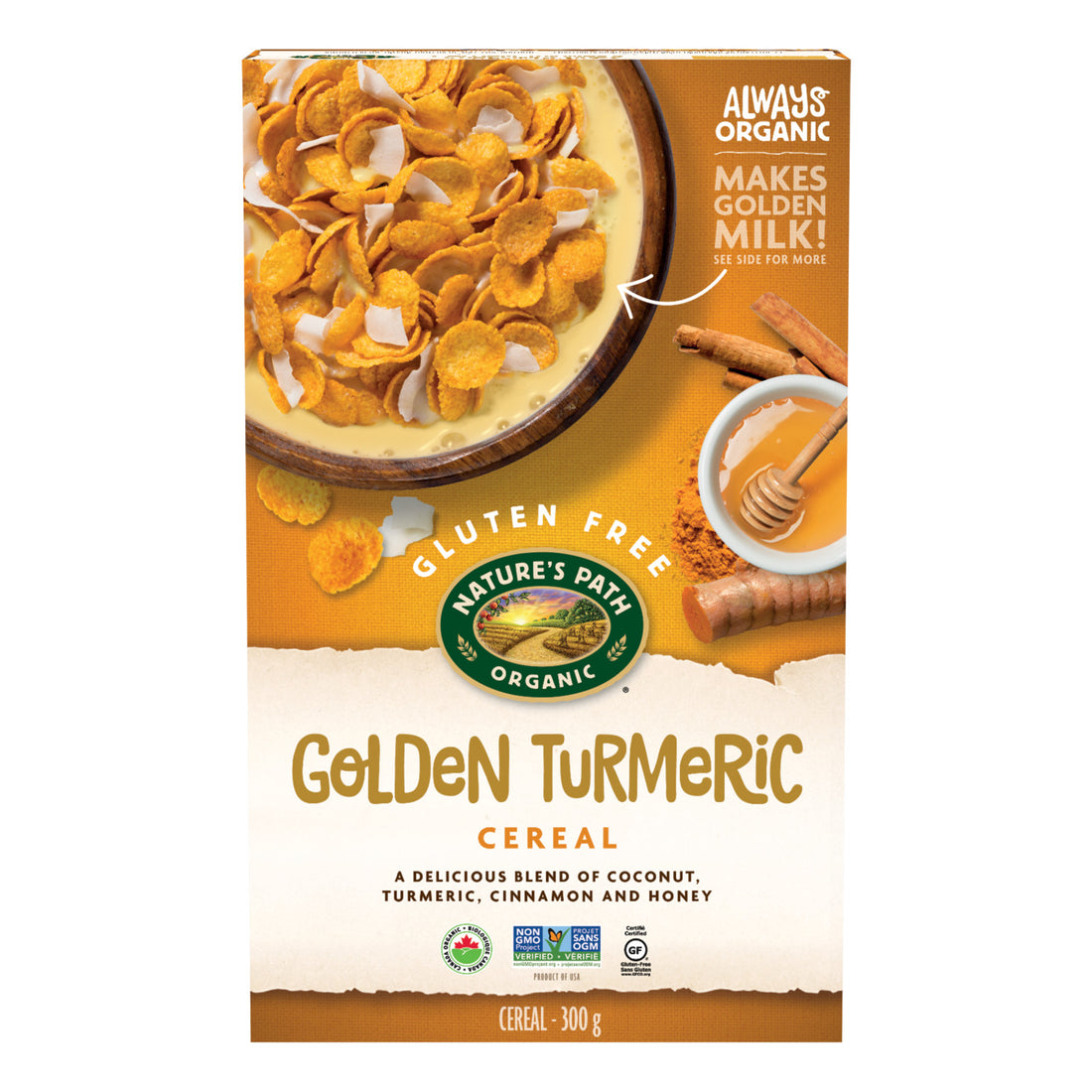 Gluten Free Golden Turmeric Cereal