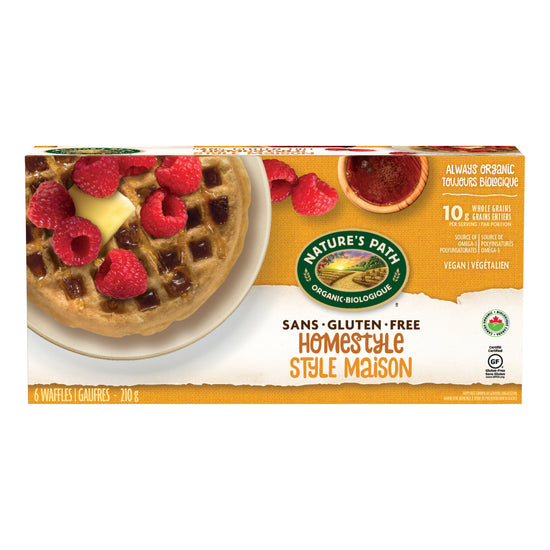 Nature's Path Organic Homestyle Waffles Gluten Free