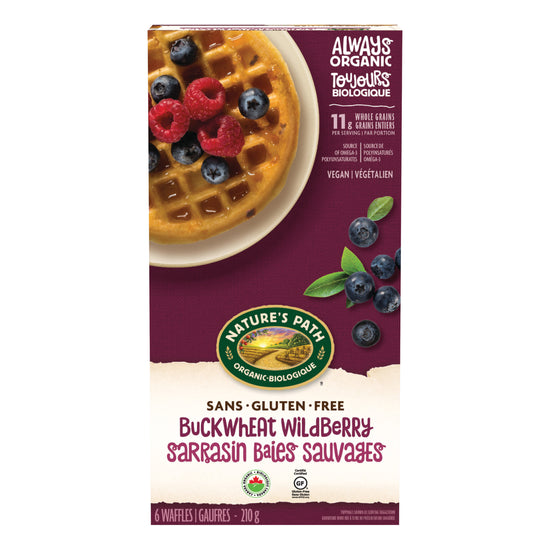 Nature's Path Gluten Free Buckwheat Wildberry Waffle
