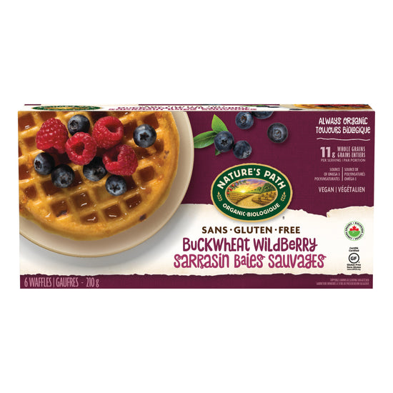 Nature's Path Gluten Free Buckwheat Wildberry Waffle