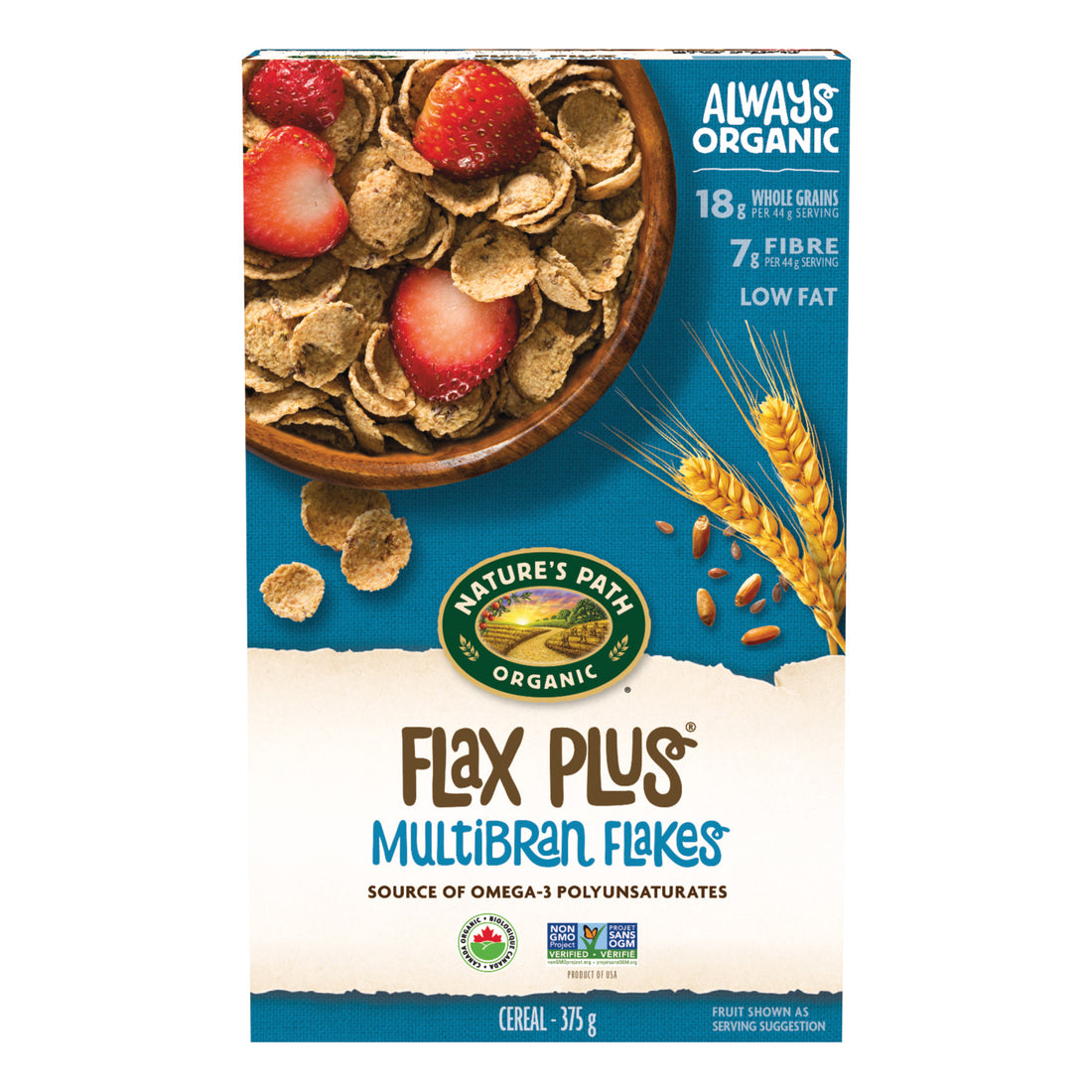 Nature's Path Organic Flax Plus Multibran Flakes