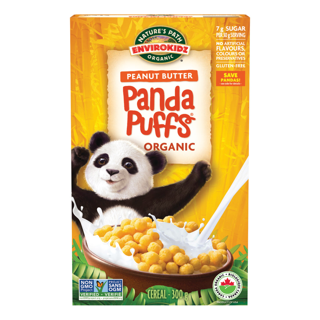 Nature's Path Gluten Free Panda Puffs Cereal