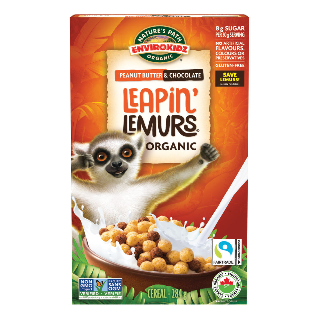 Nature's Path Gluten Free Leapin’ Lemurs Cereal