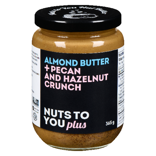 Almond Butter + Pecan and Hazelnut Crunch