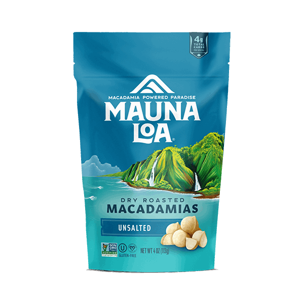 Mauna Loa Unsalted Dry Roasted Macadamia Nuts