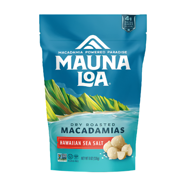 Mauna Loa Hawaiian Sea Salt Dry Roasted Macadamias