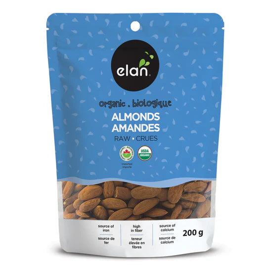 Elan Organic Raw Almonds