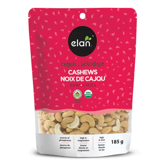Elan Organic Raw Cashews