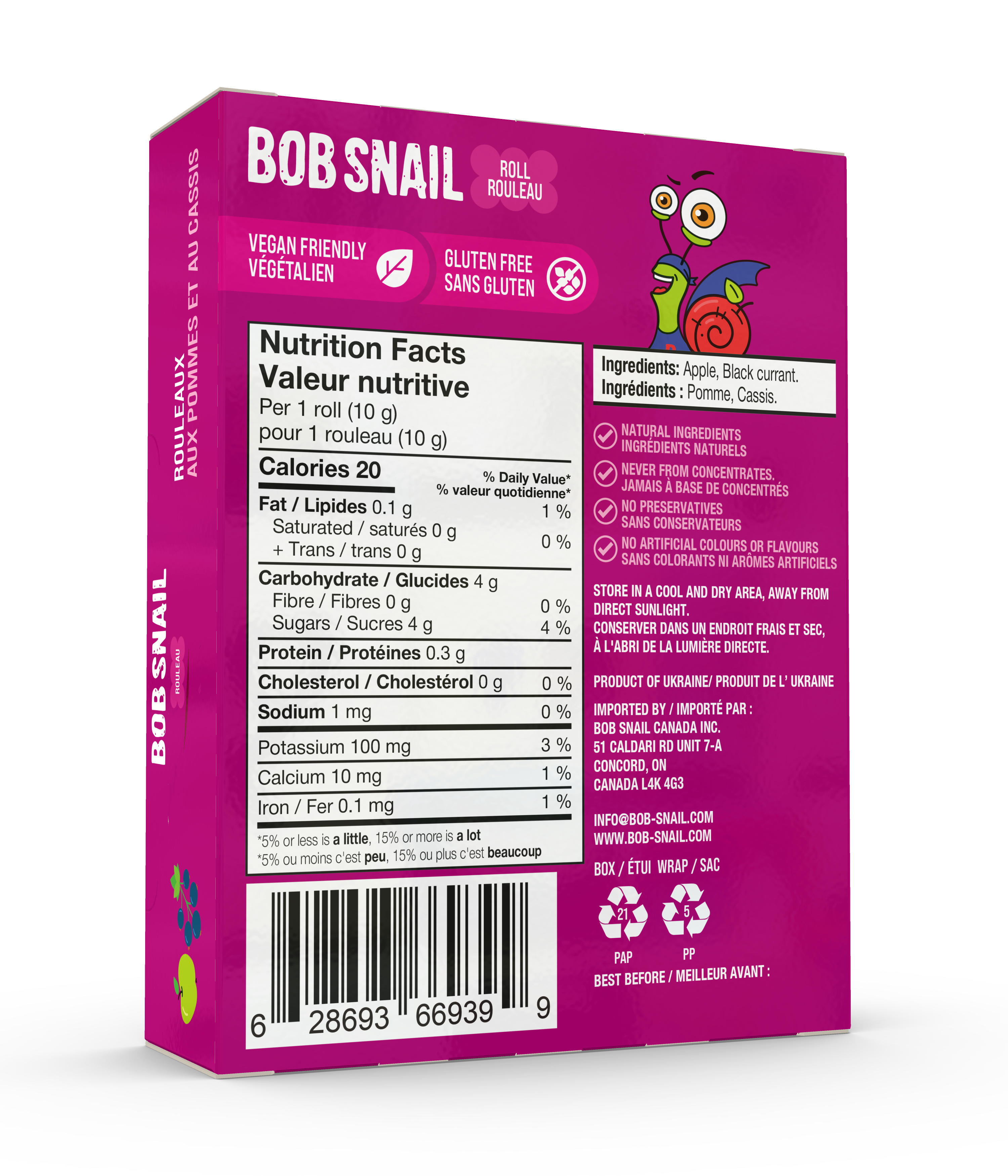 Apple-Black Currant Rolls