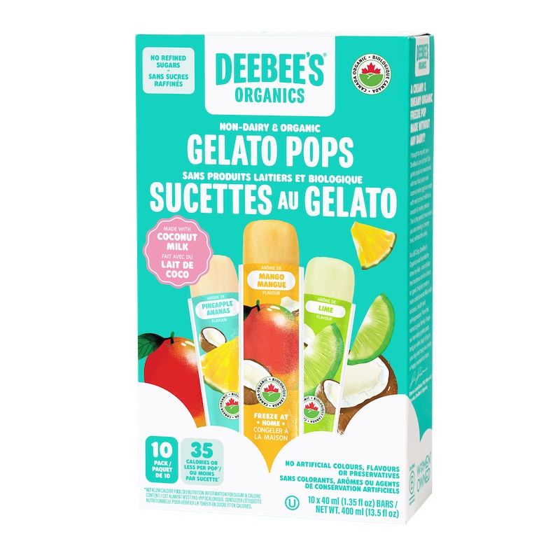 Non-Dairy & Organic Gelato Pops