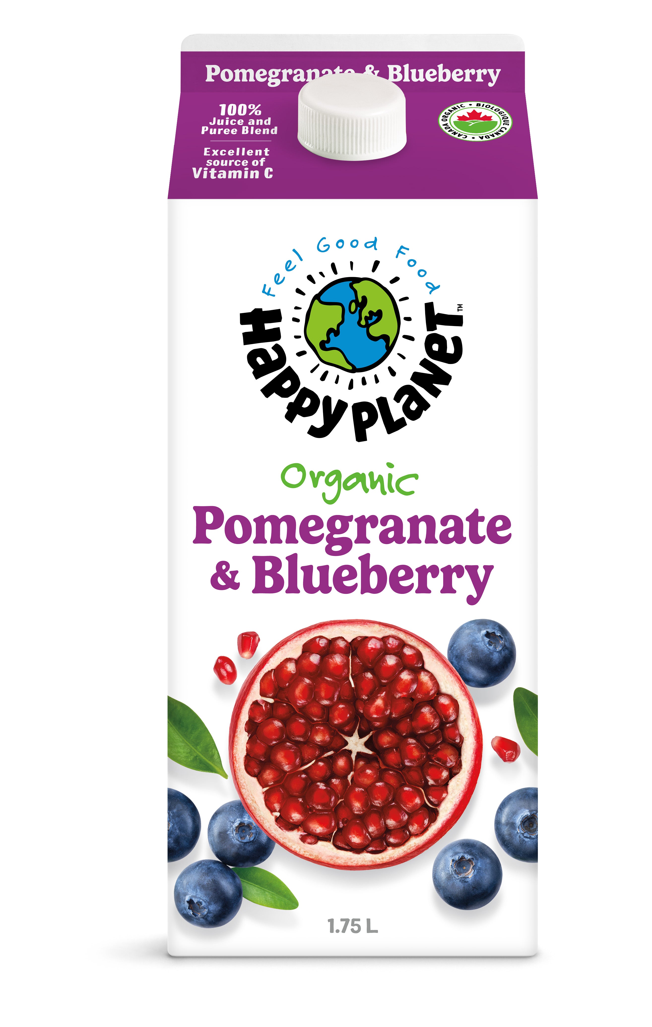 Happy Planet Organic Pomegranate & Blueberry Juice