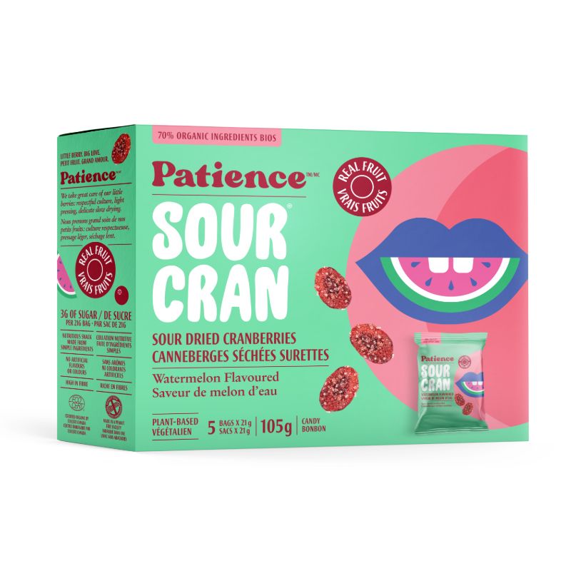 Patience Fruit & Co. Watermelon Flavoured Sour Dried Cranberries