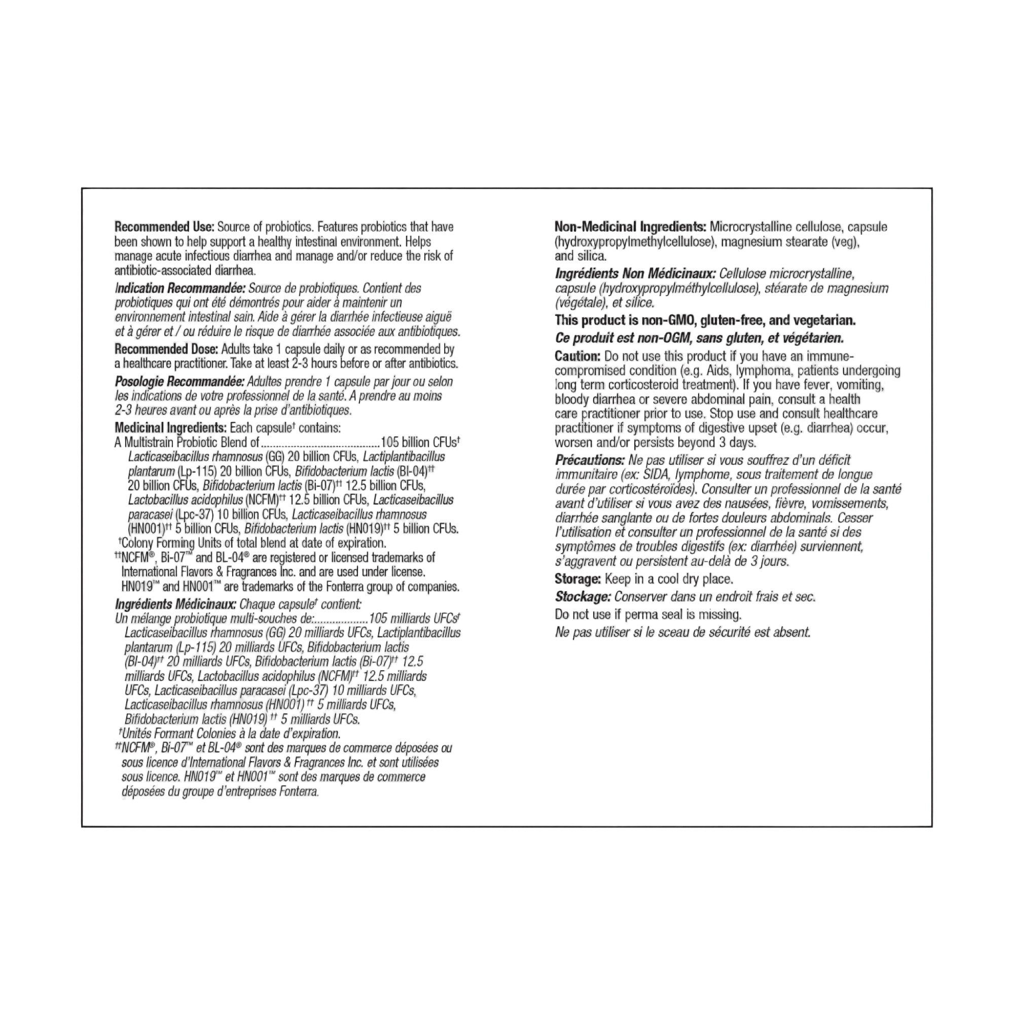 Metagenics UltraFlora BiomePro Probiotic