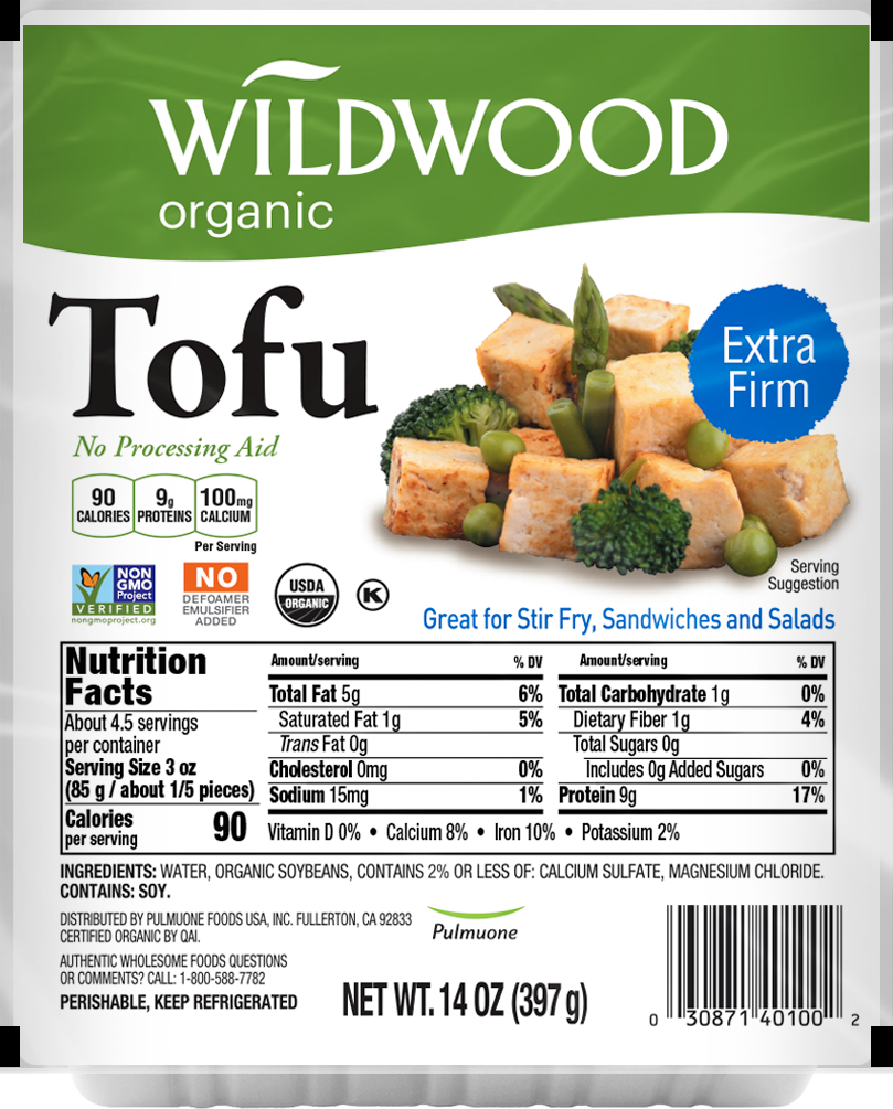 Wildwood Organic Extra Firm Tofu