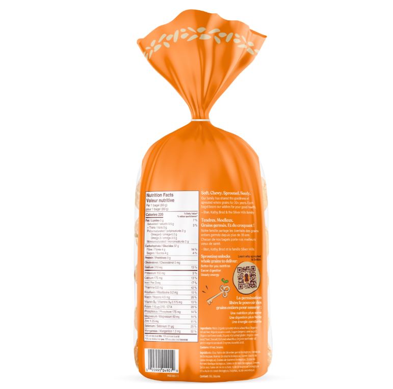 Silver Hills Sesame Sunflower Sprouted Bagel