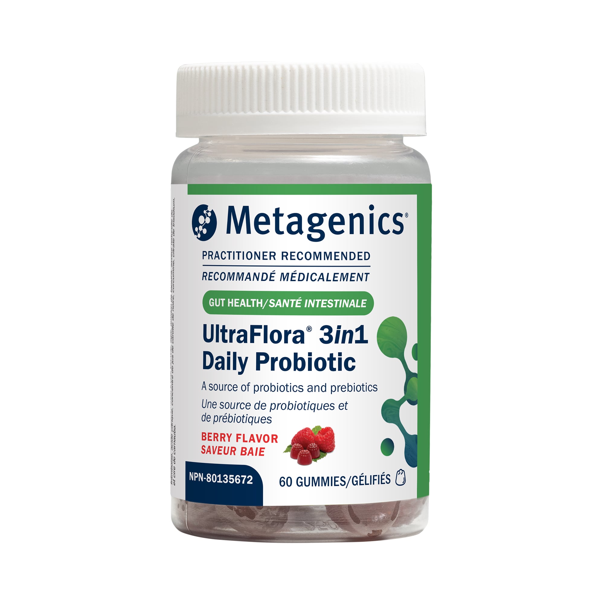 Metagenics UltraFlora 3in1 Daily Probiotic