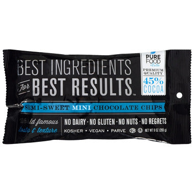 Pure Foods Vegan Semi-Sweet Mini Chocolate Chips