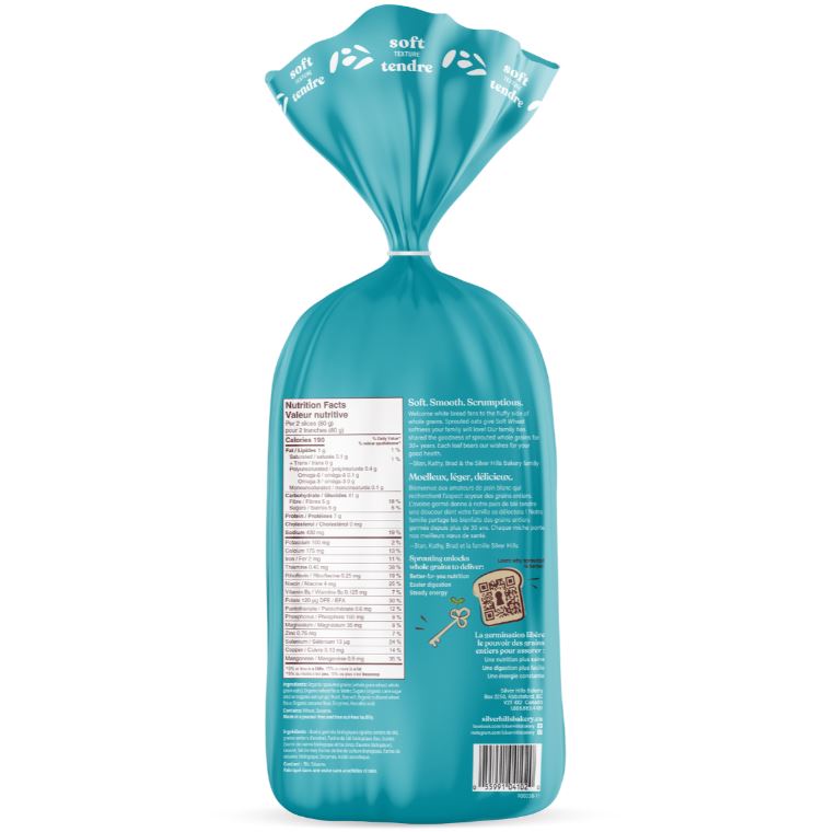 Silver Hills Organic Sprouted Soft Wheat Bread