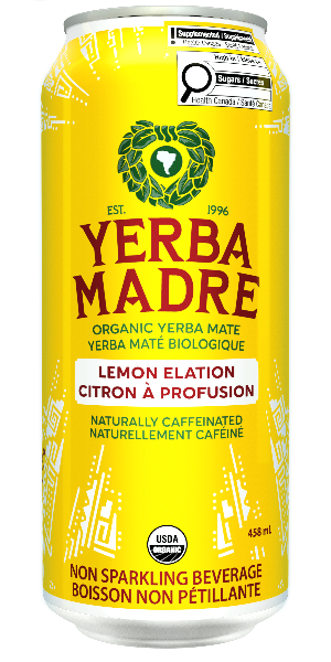 Yerba Madre Organic Lemon Elation Yerba Mate