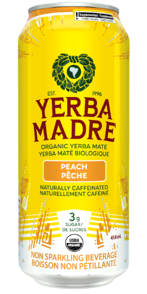 Yerba Madre Organic Peach Yerba Mate