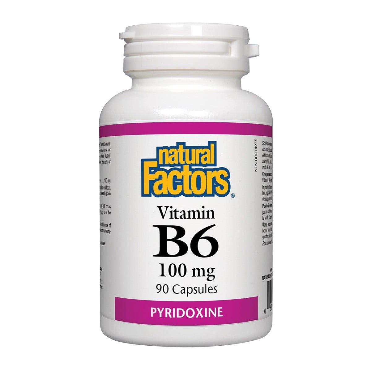 Natural Factors Vitamin B6 - 100mg